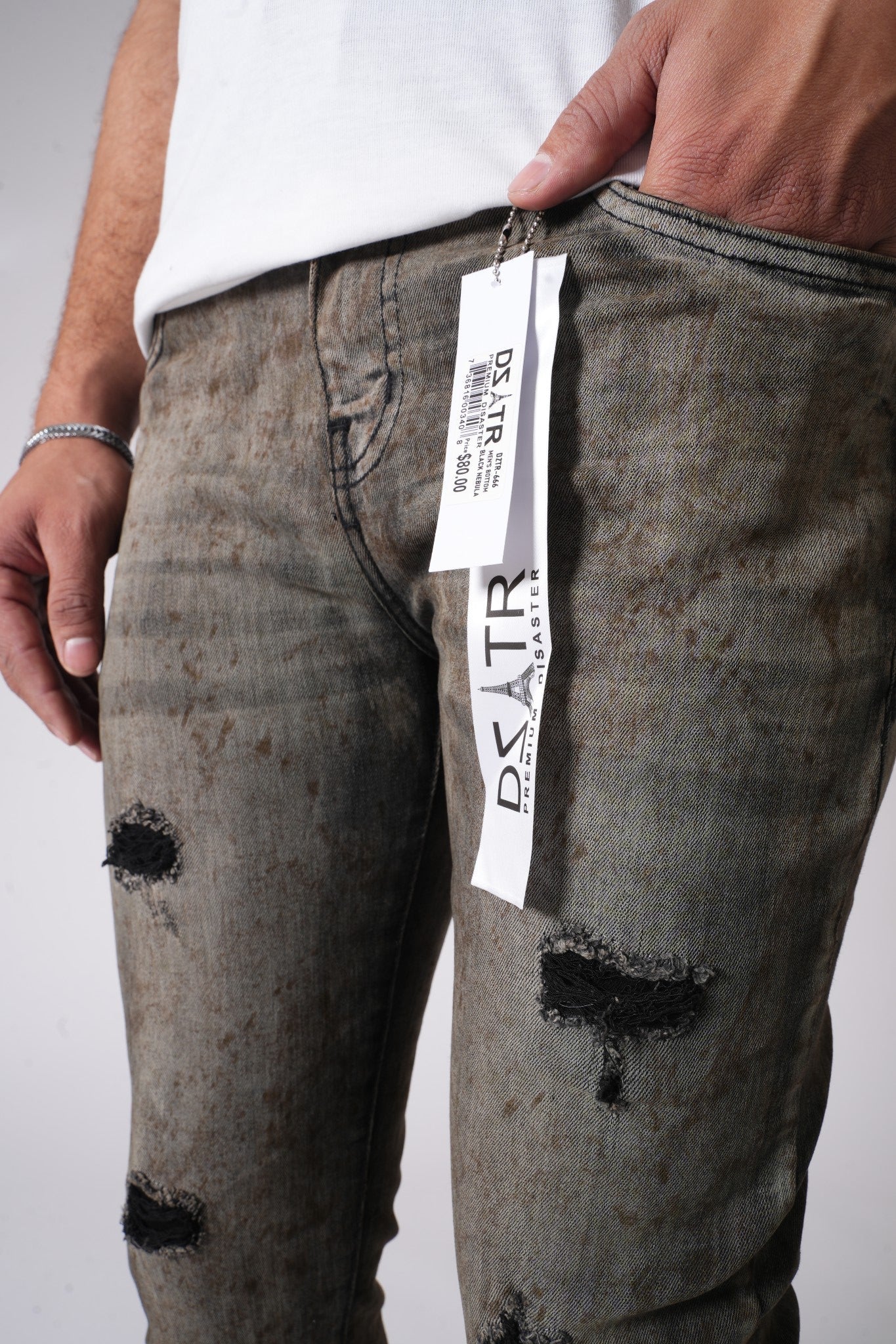 Premium Disaster "Black Nebula" Ultra Skinny Stretch Denim