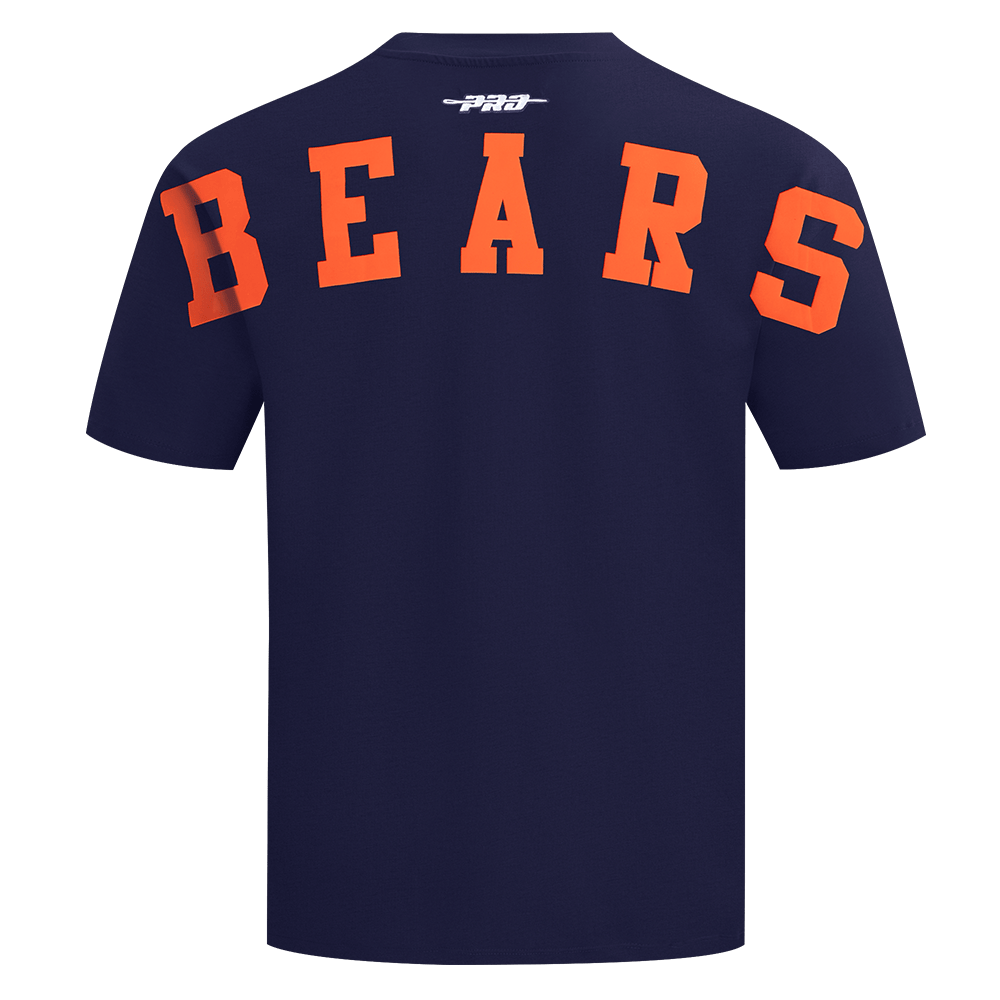 Pro Standard Chicago Bears Wingspan CJ Drop Shoulder Tee - Navy