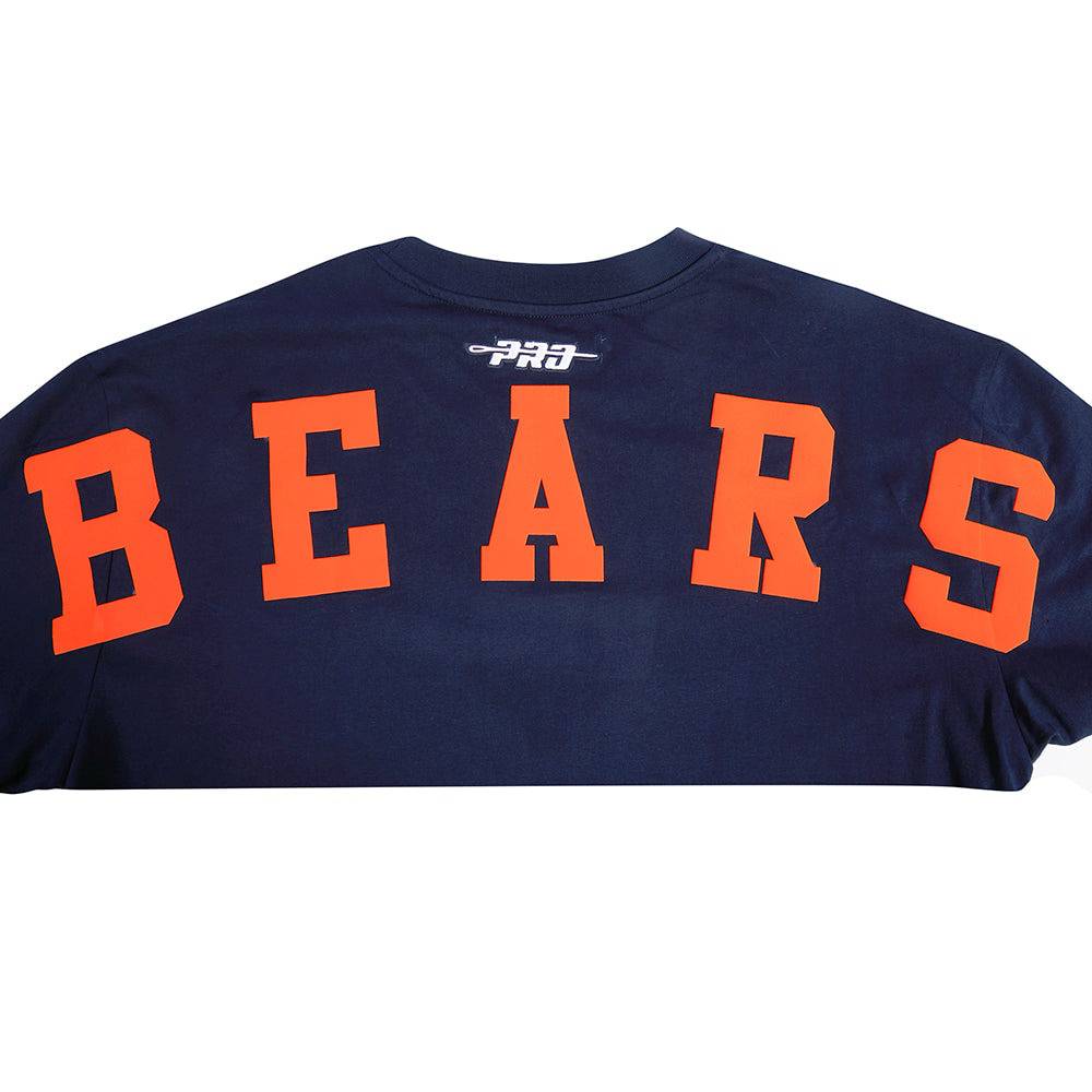 Pro Standard Chicago Bears Wingspan CJ Drop Shoulder Tee - Navy