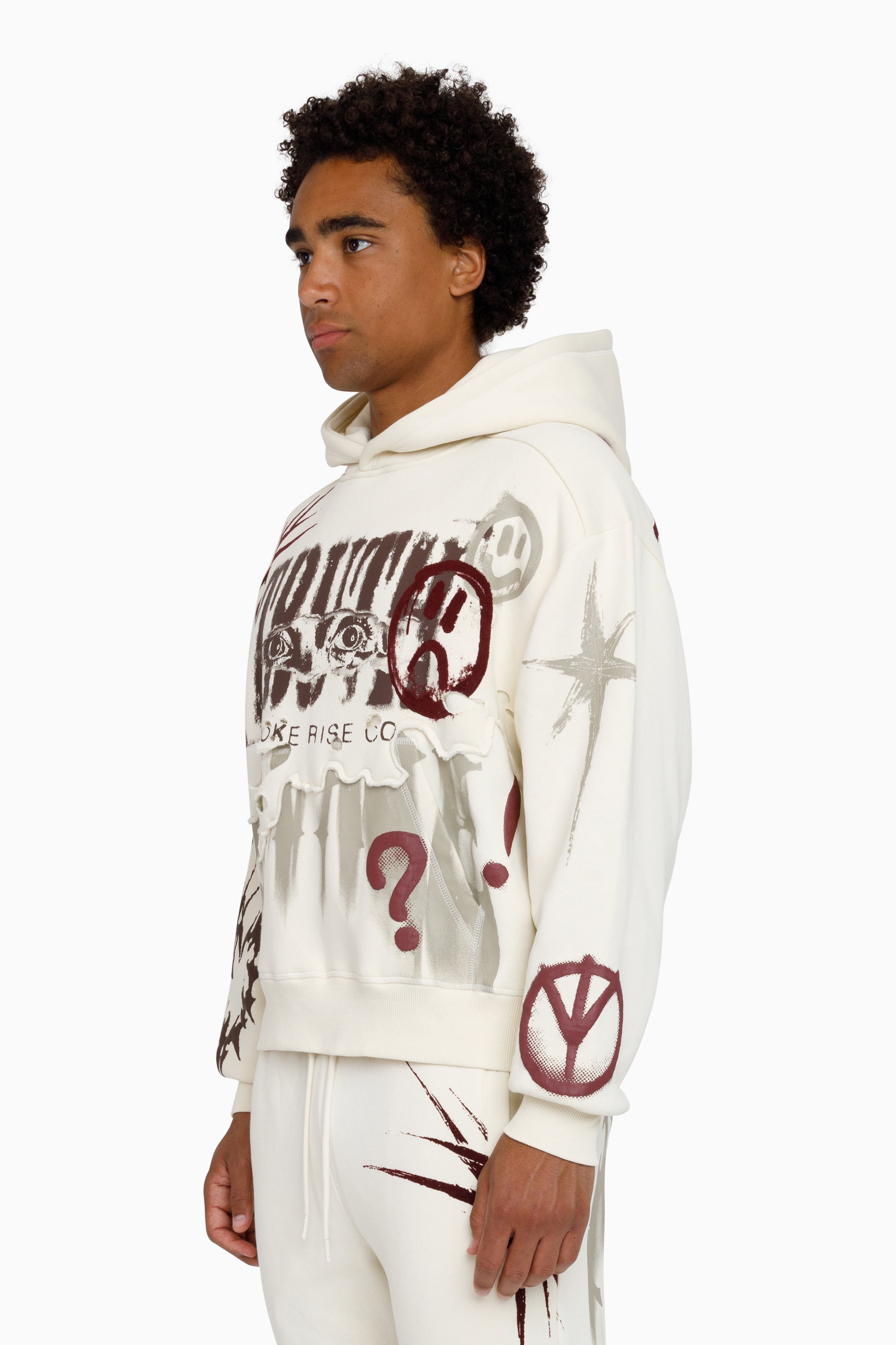 Smoke Rise "Truth" Fleece Jogging Suit - Turtledove