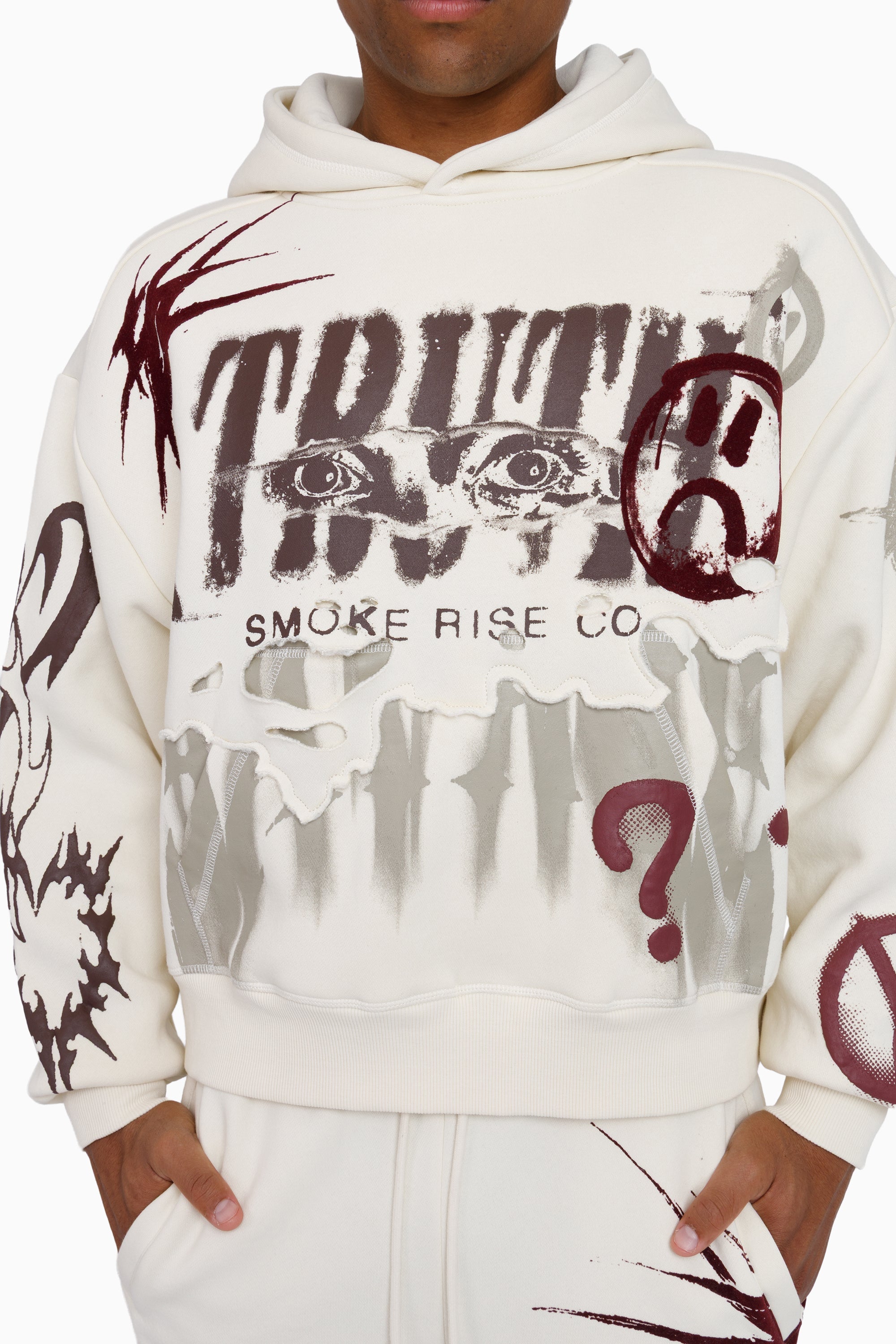 Smoke Rise "Truth" Fleece Jogging Suit - Turtledove