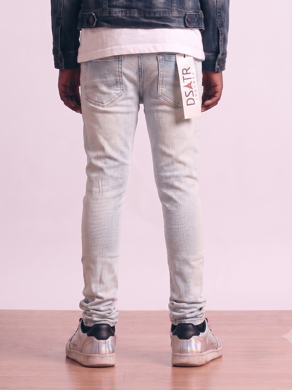 Premium Disaster Kids Skinny Jeans Ice Blue Classic
