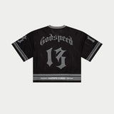 Godspeed "First Down" Jersey Crop T-Shirt