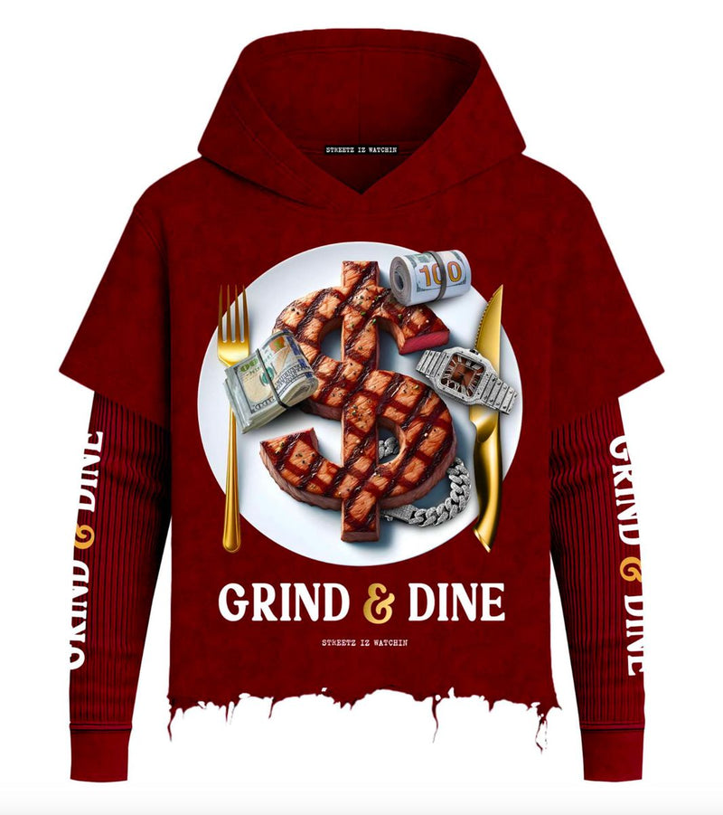 Streetz Iz Watchin "Grind and Dine" Hoodie