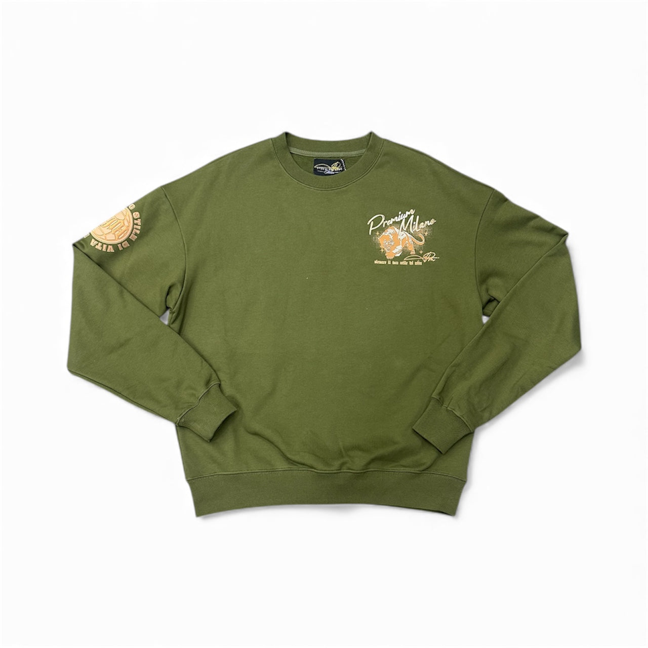 Premium Milano "Panthera" French Terry Crewneck Sweater