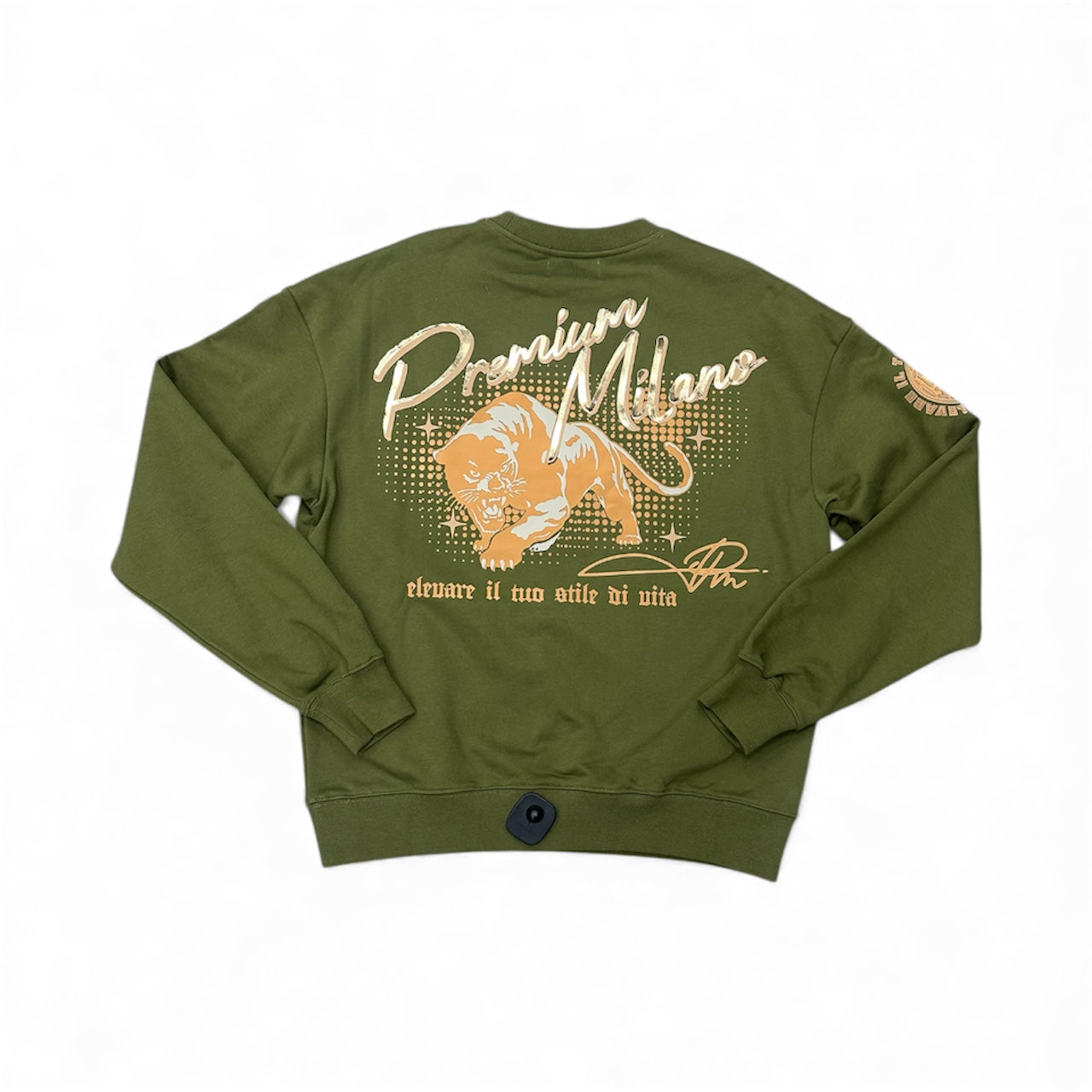 Premium Milano "Panthera" French Terry Crewneck Sweater