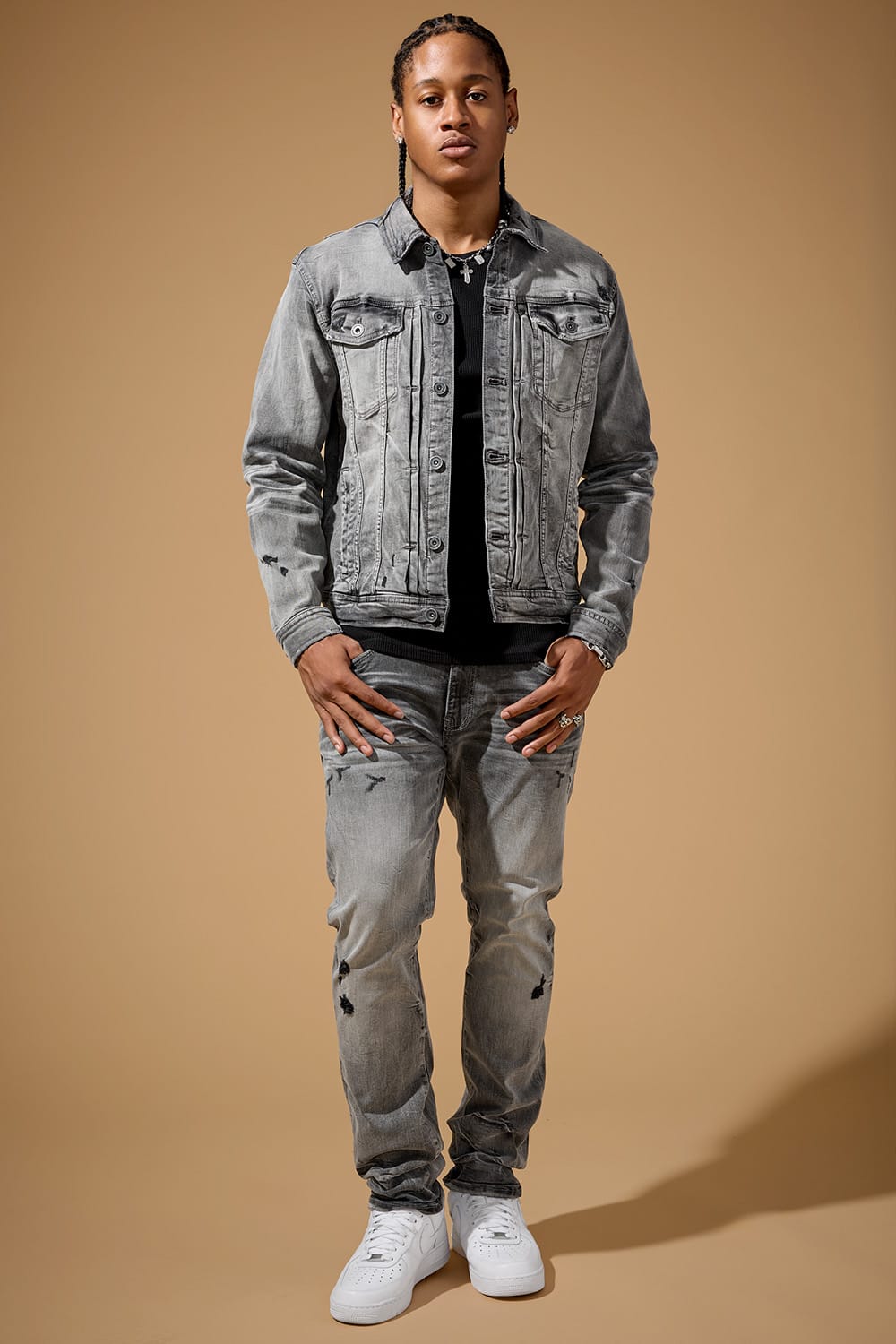 Jordan Craig "Foundry" Denim Trucker Jacket
