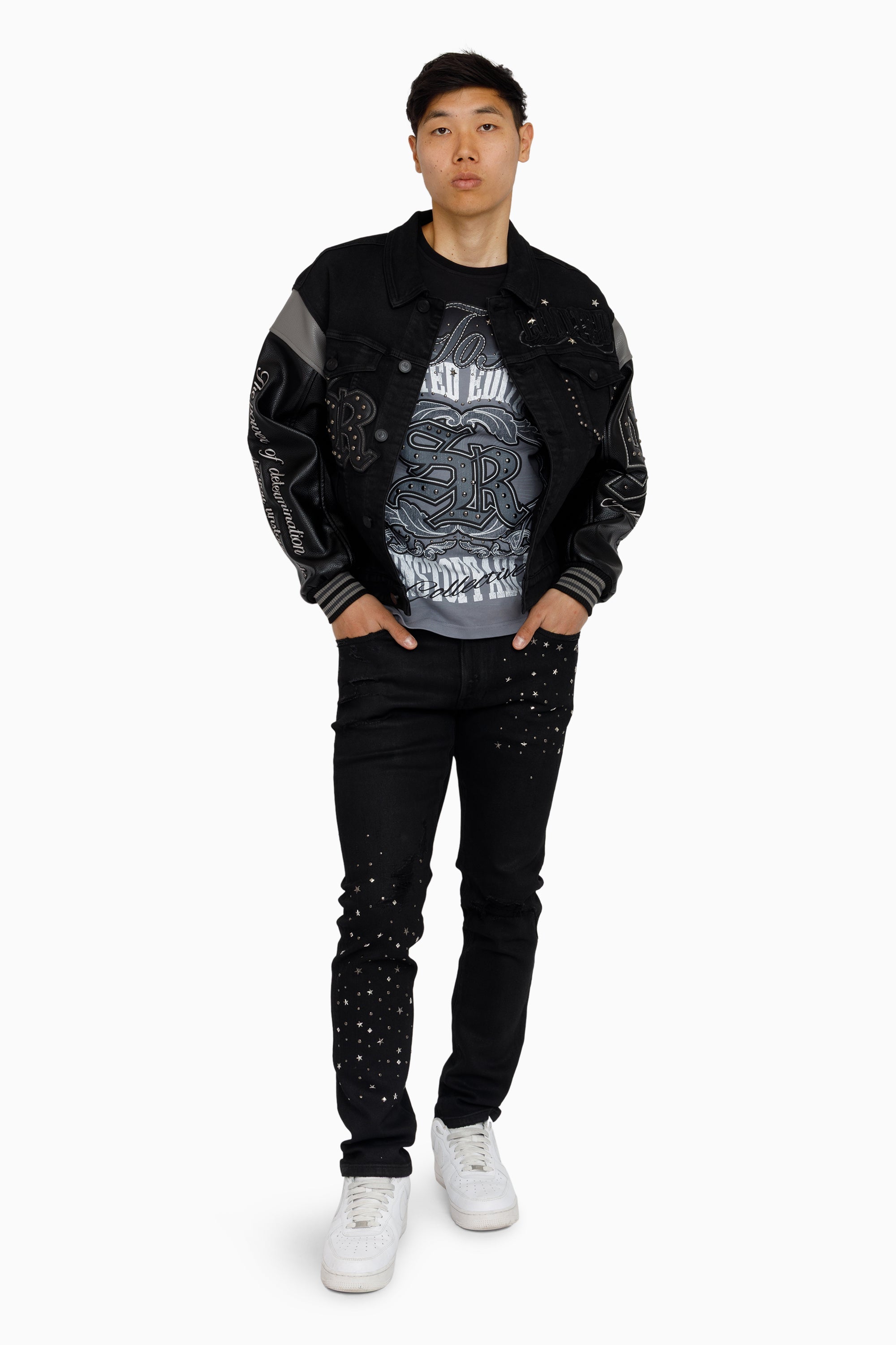 Smoke Rise "Rise to Reign" Trucker Jacket