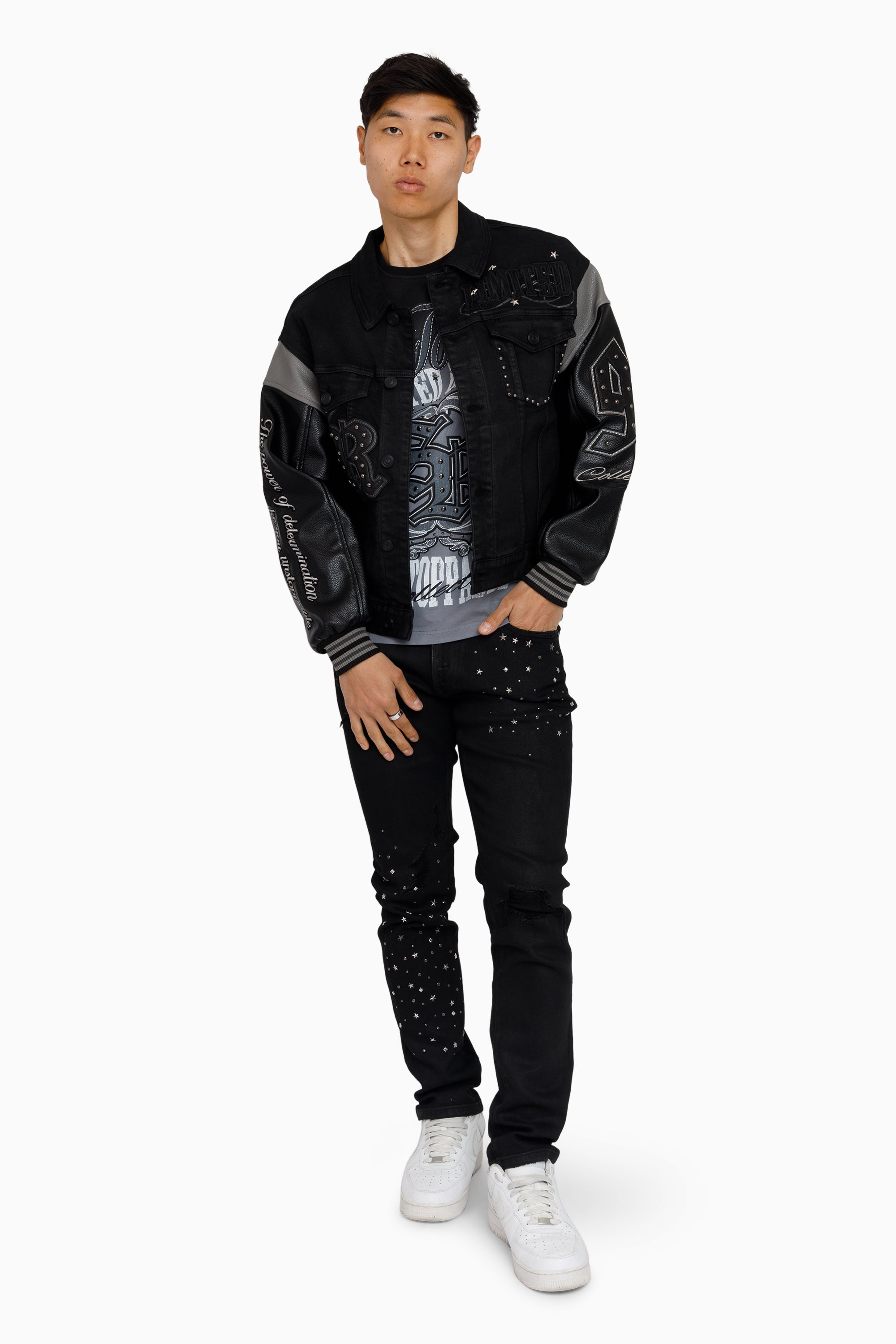 Smoke Rise "Rise to Reign" Trucker Jacket