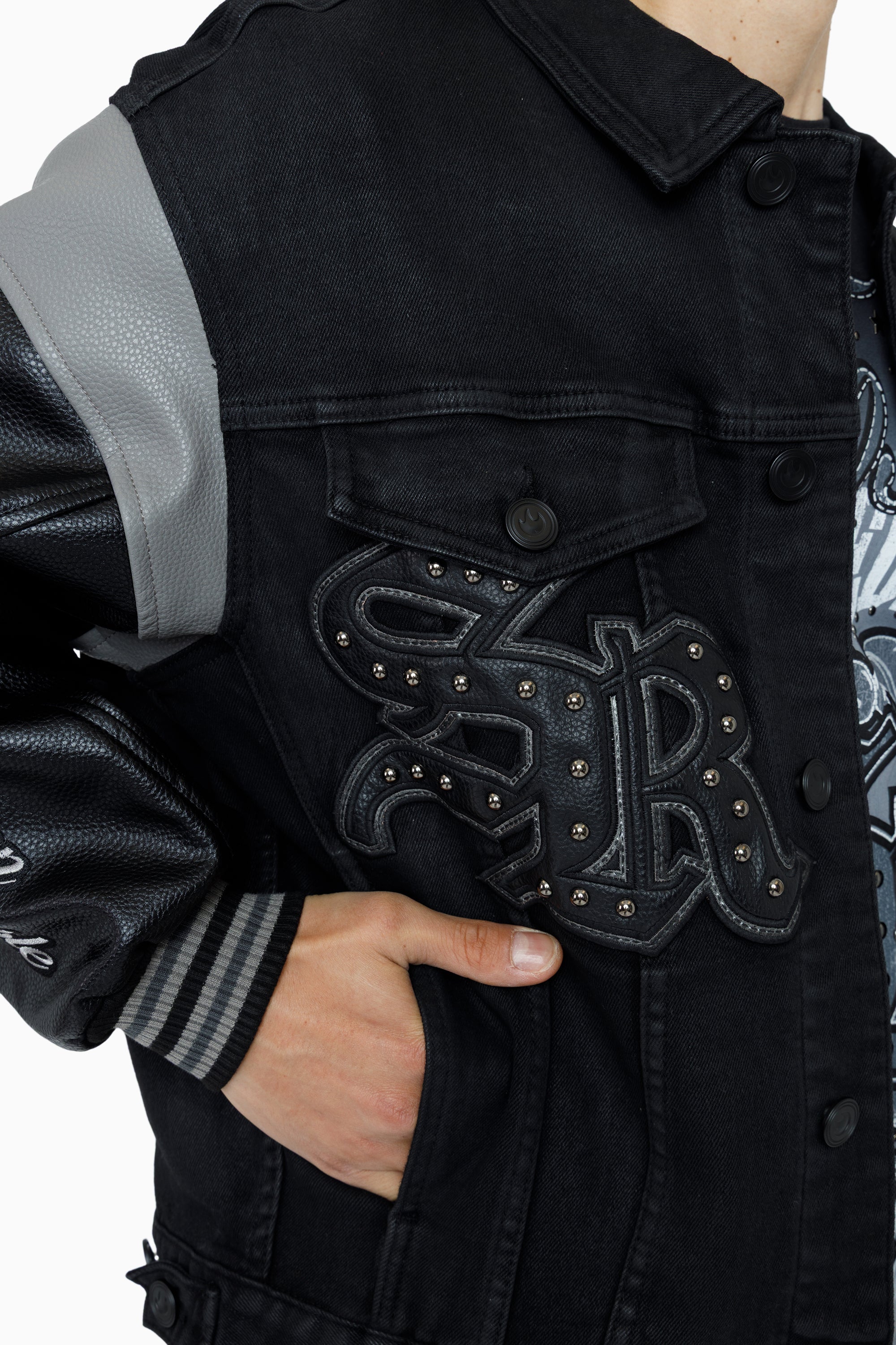 Smoke Rise "Rise to Reign" Trucker Jacket