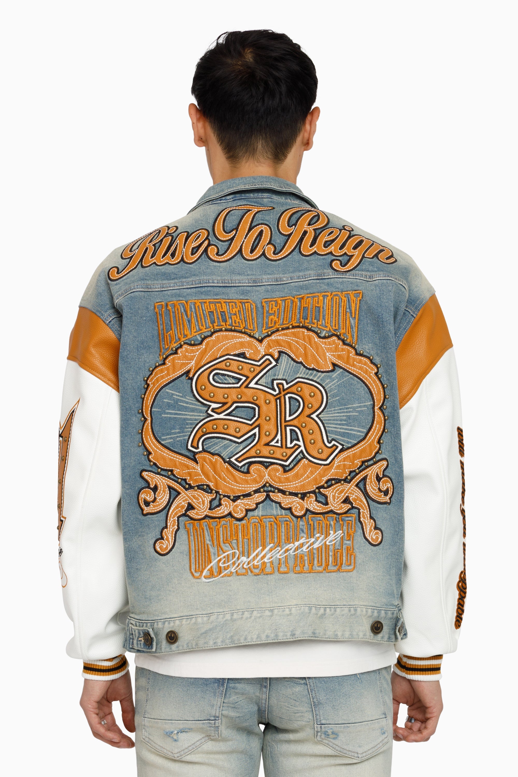 Smoke Rise "Rise to Reign" Trucker Jacket