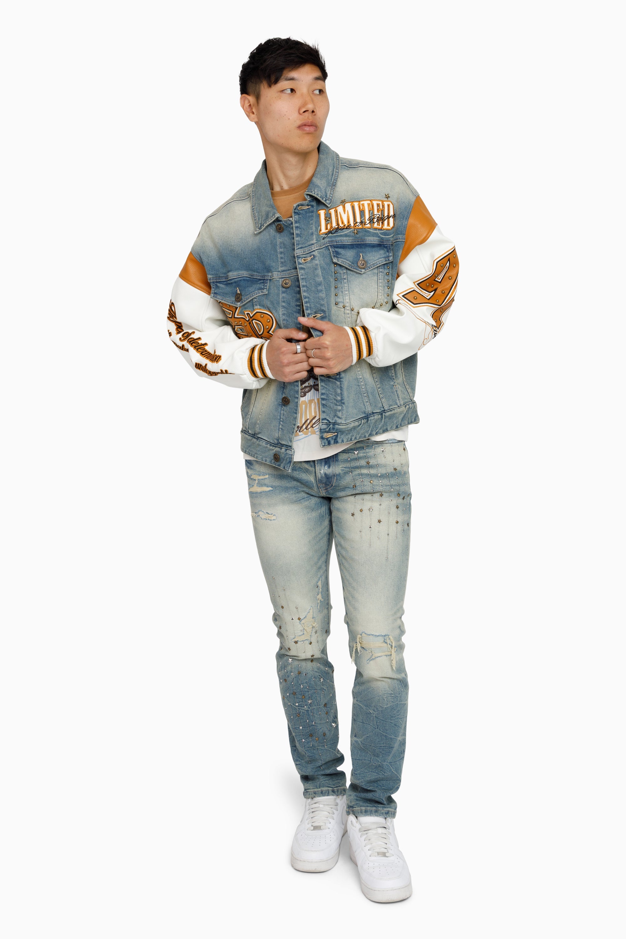 Smoke Rise "Rise to Reign" Trucker Jacket