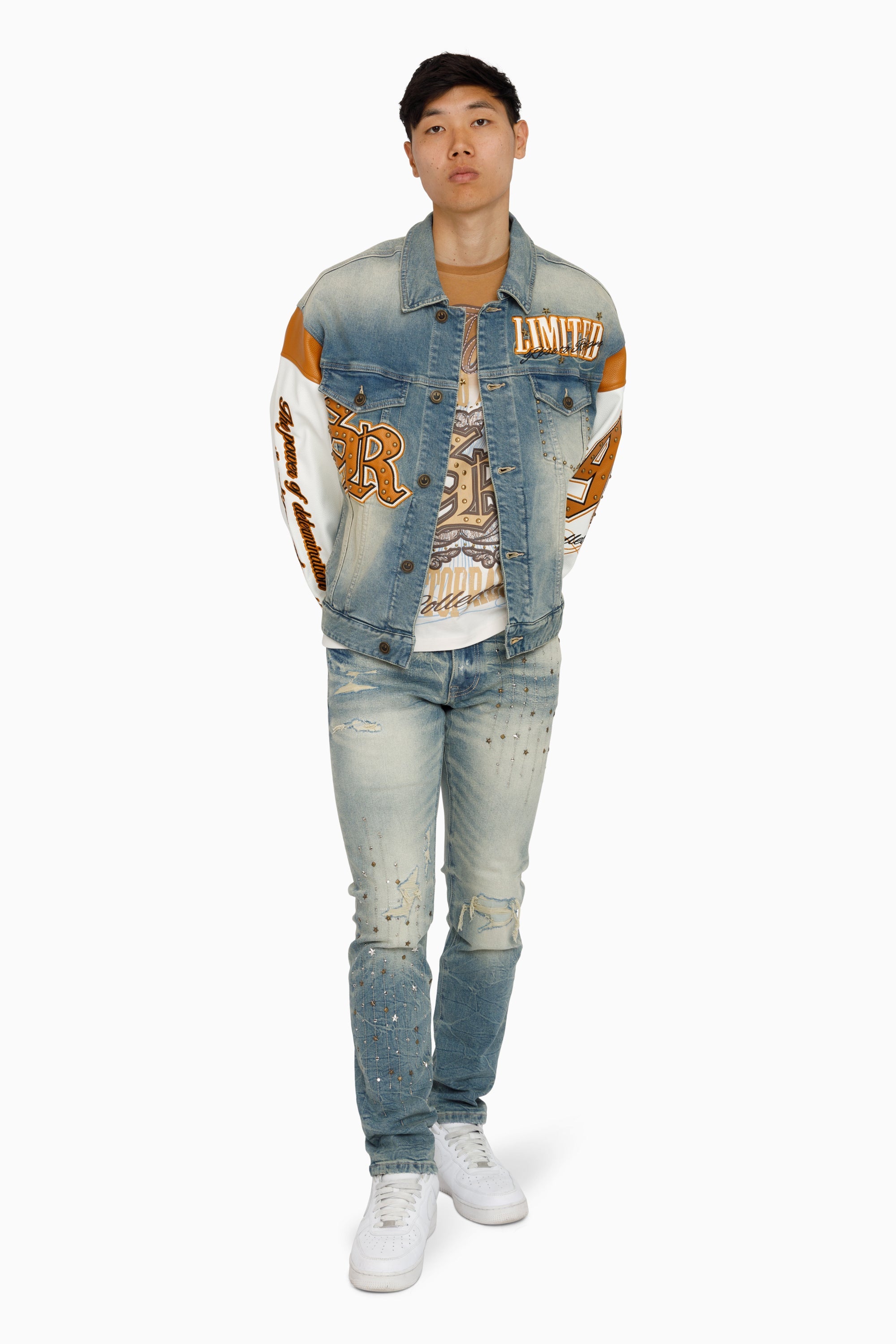 Smoke Rise "Rise to Reign" Trucker Jacket