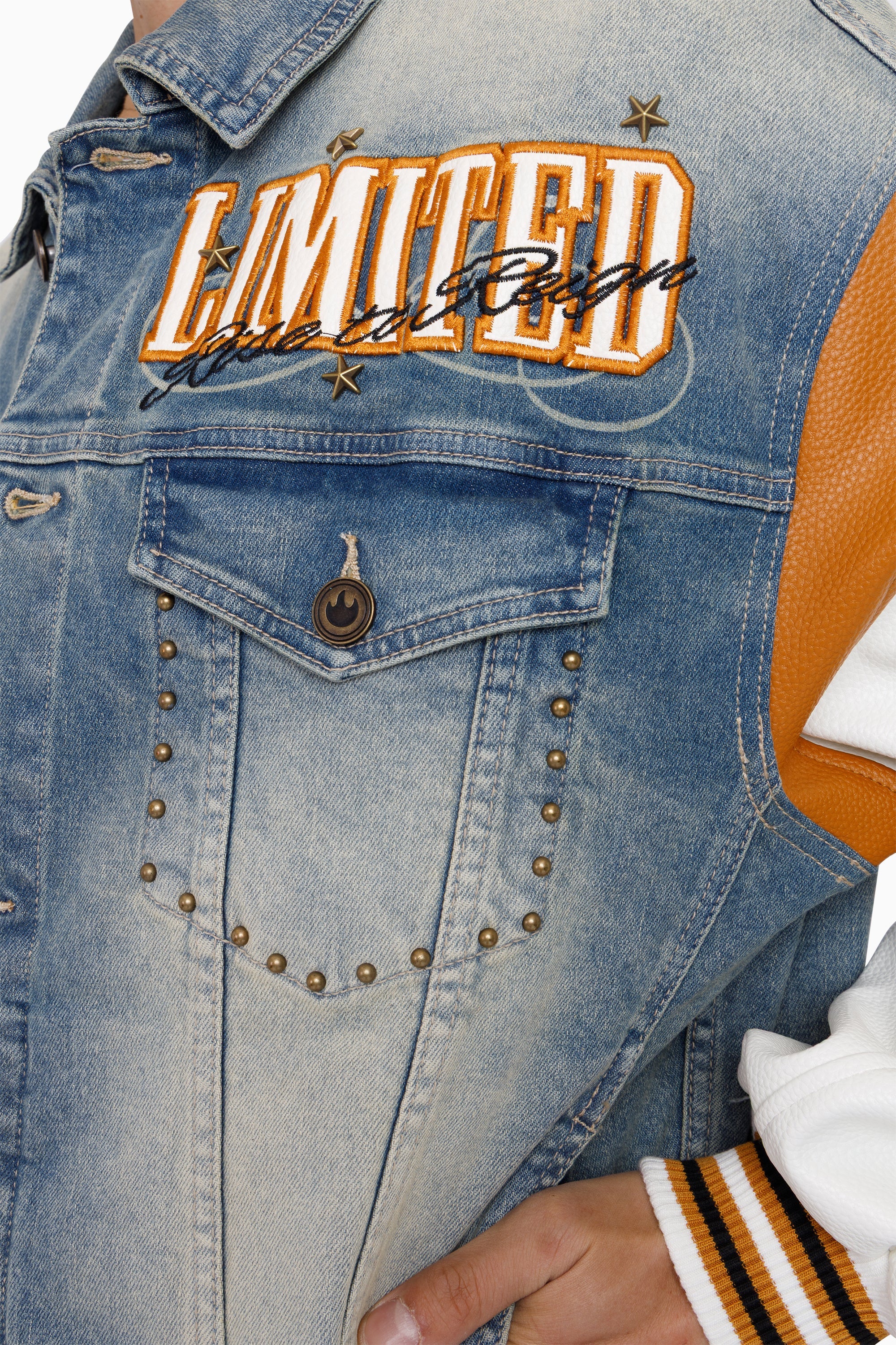 Smoke Rise "Rise to Reign" Trucker Jacket