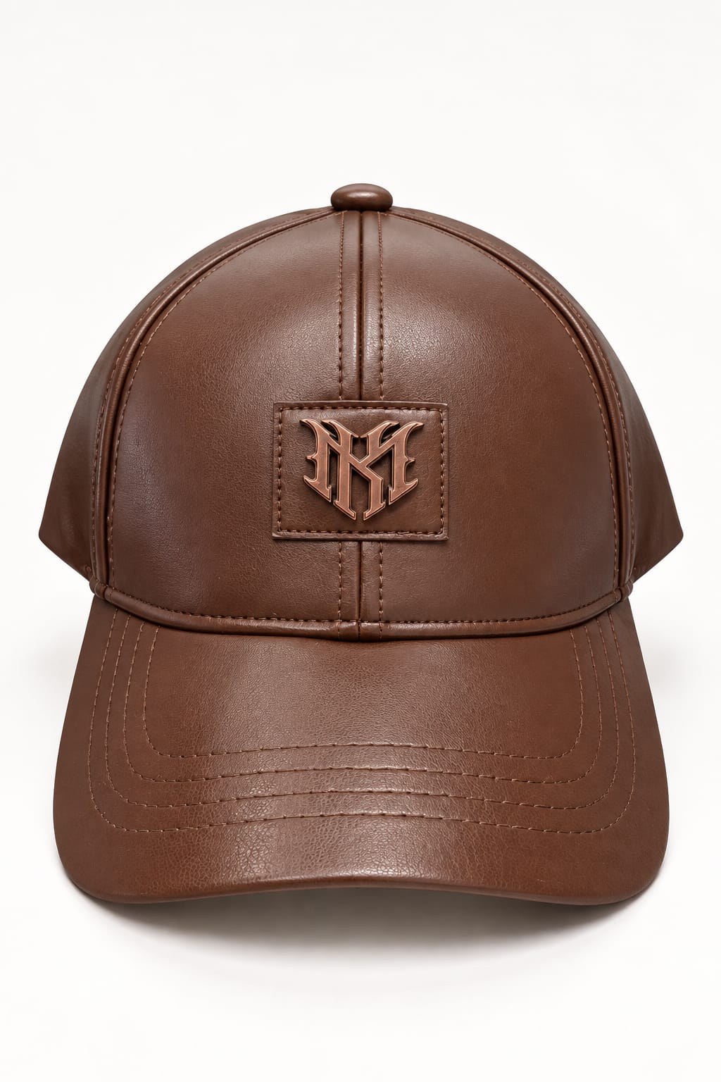 Makobi "Azurri" PU Leather Baseball Hat