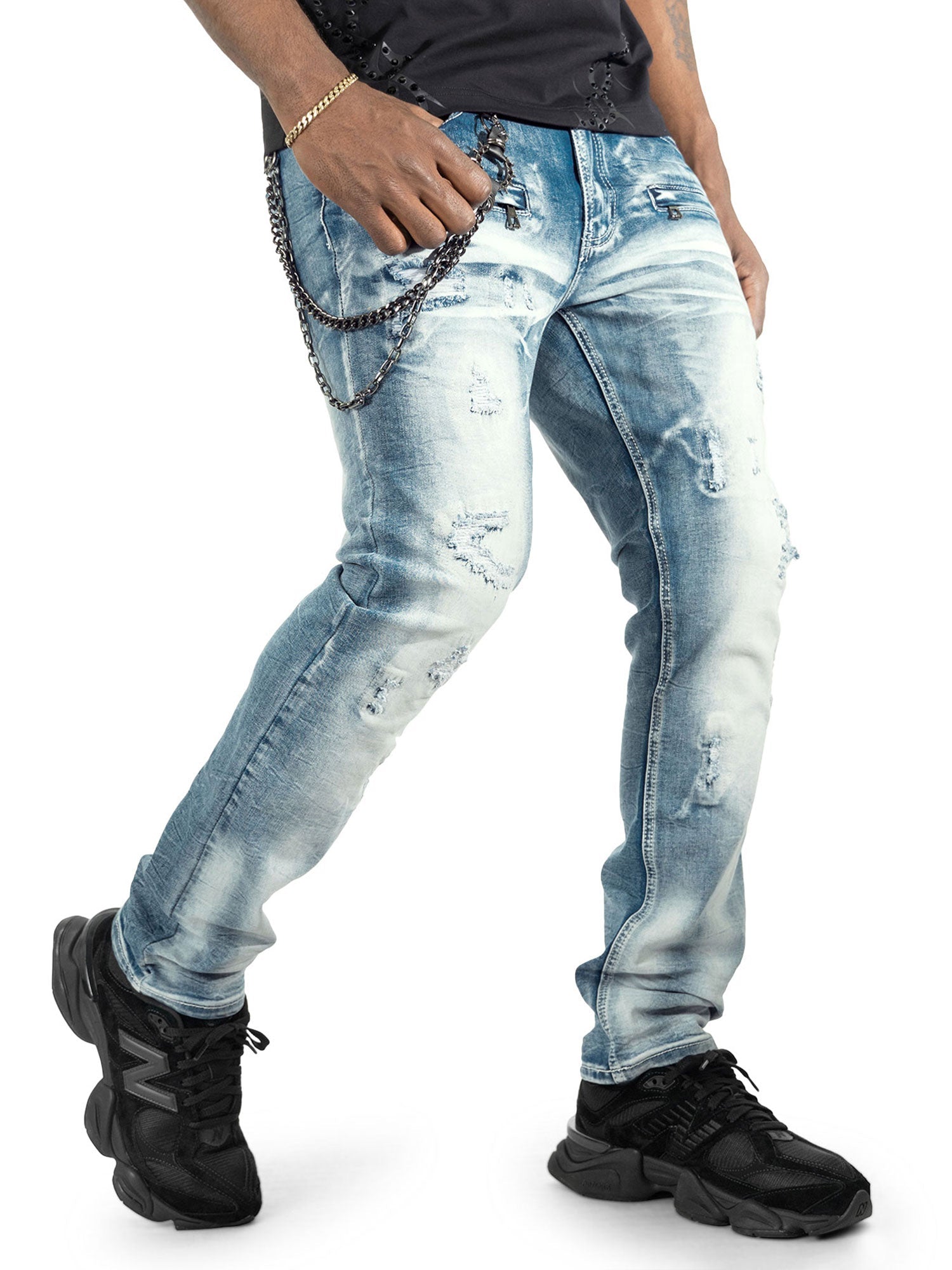 Makobi Adorni Chain Jeans