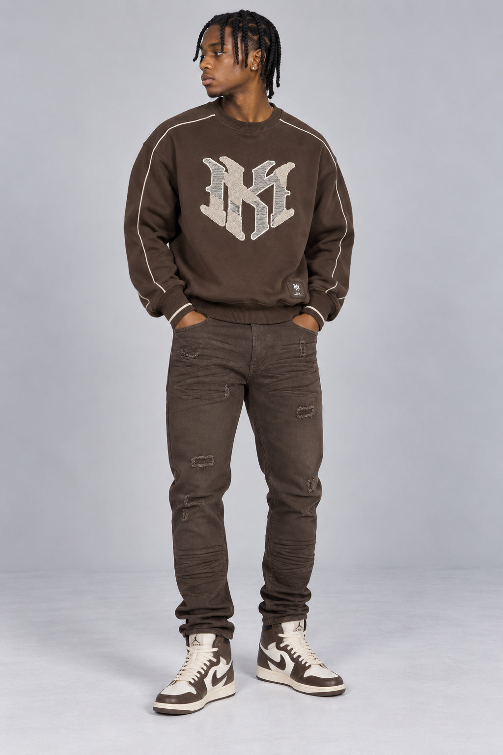 Makobi "Mancini" Crewneck Sweater