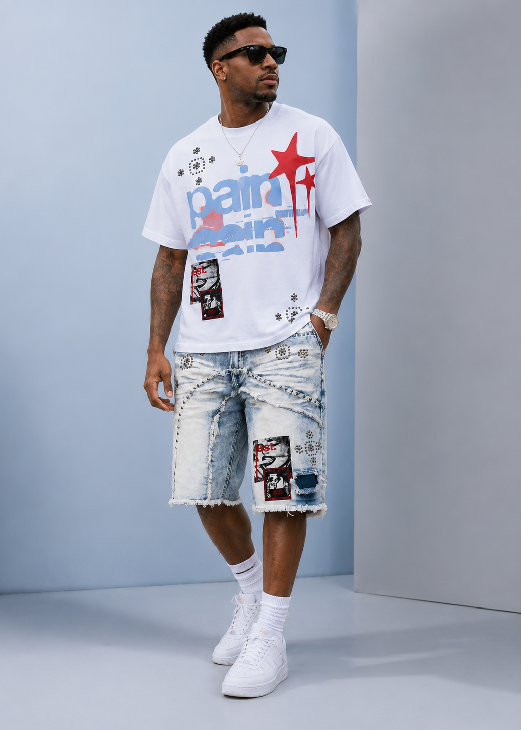 Makobi "Dolore Pain" Oversize Tee
