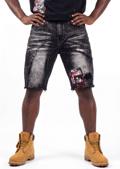 Makobi "Dolore Pain" Denim Shorts