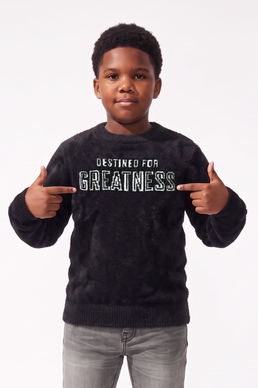 Jordan Craig Kids Dfg Plush Crewneck Sweater