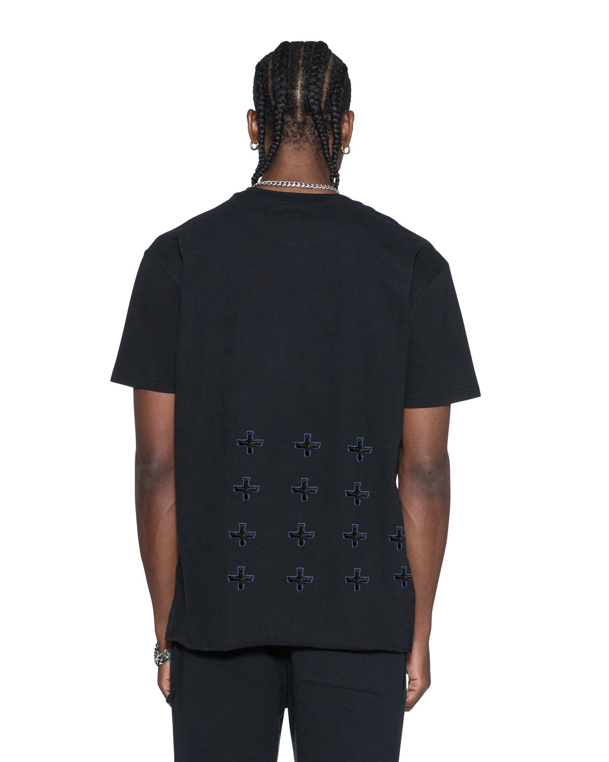 Ksubi 4x4 Luxe Biggie Boxy Tee - Cobalt Black