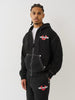 True Religion Anniversary Cinched Big T Zip Up Hoodie & Baggy Sweatpants Jogging Set