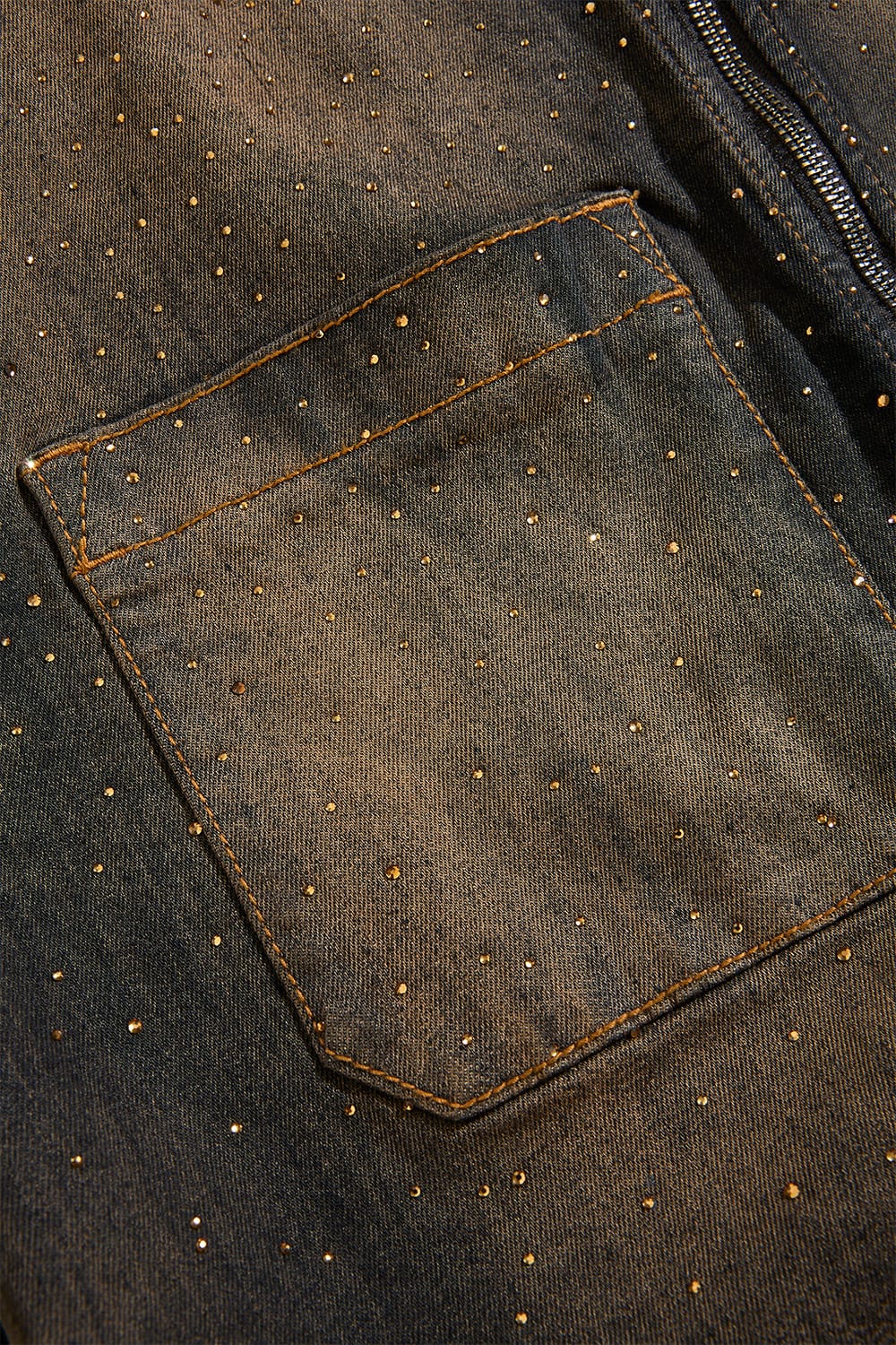 Jordan Craig "Radiant" Denim Zip-up Shirt
