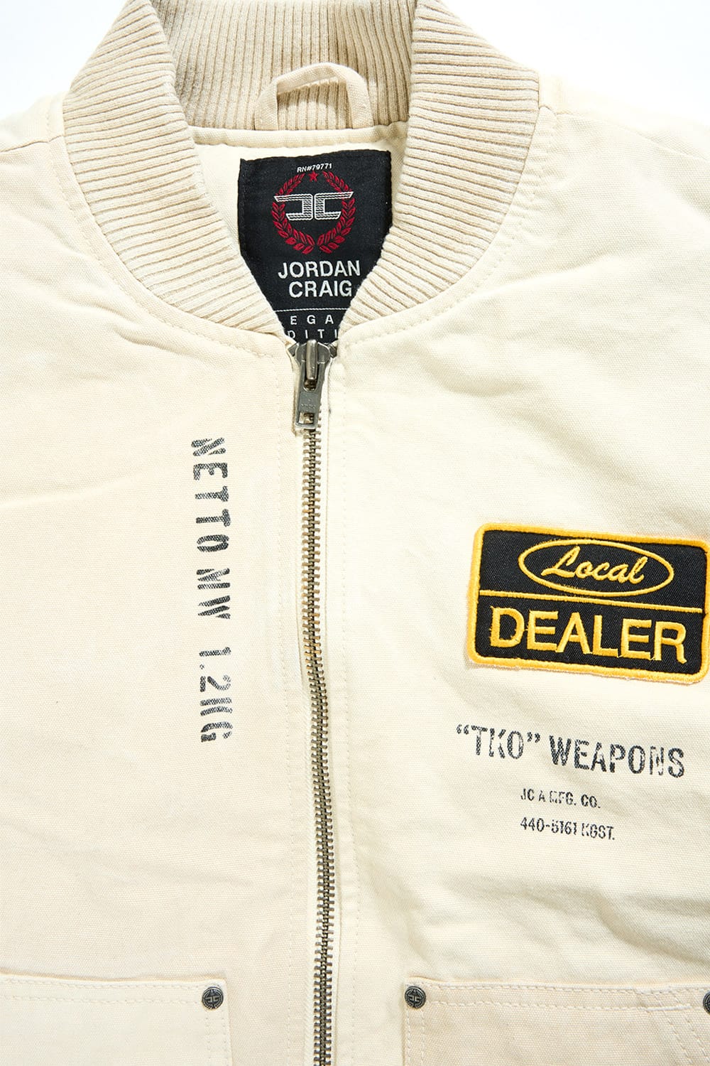 Jordan Craig "Local Dealer" Duck Canvas Vest - Natural