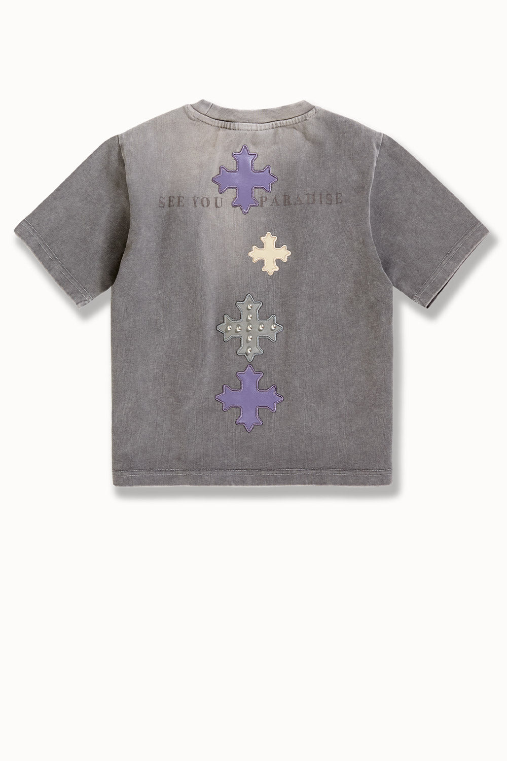See You In Paradise Kids Leather Patches T-Shirt