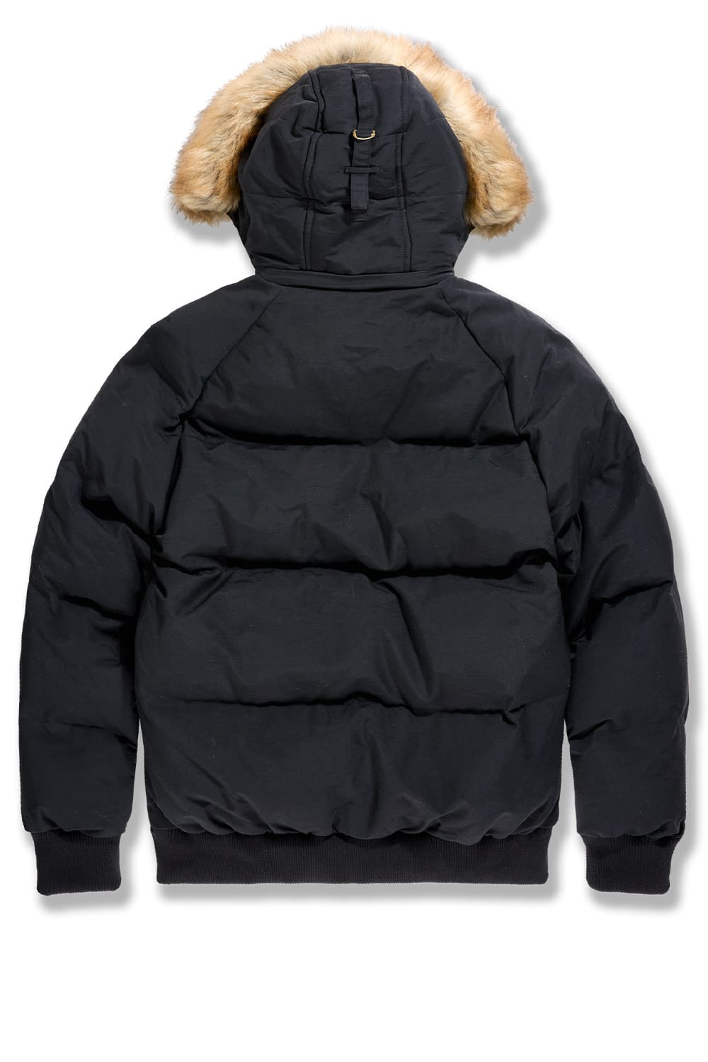 Jordan Craig "Atlantic Ave" Bomber Puffer Jacket - Black