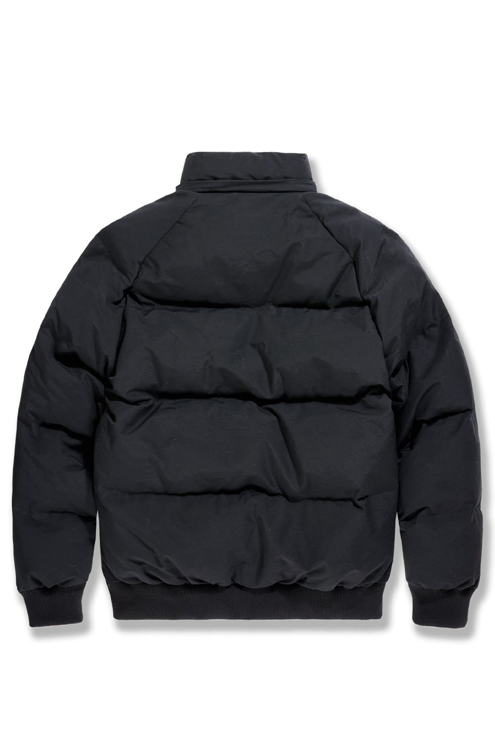 Jordan Craig "Atlantic Ave" Bomber Puffer Jacket - Black