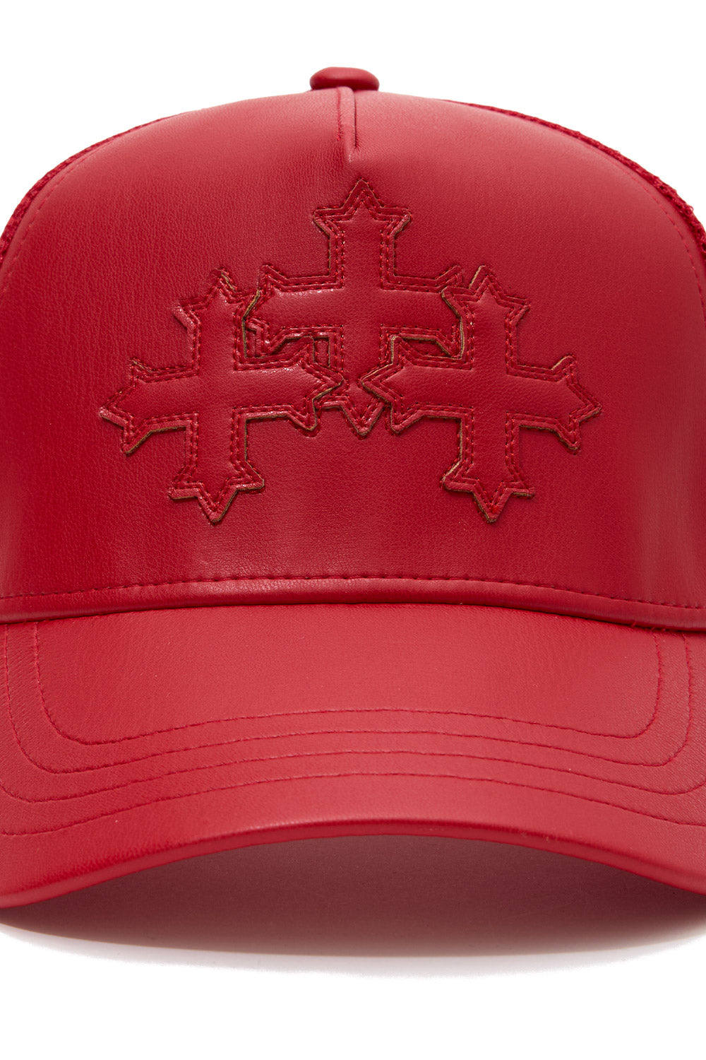 See You In Paradise Eden Trucker Leather Hat