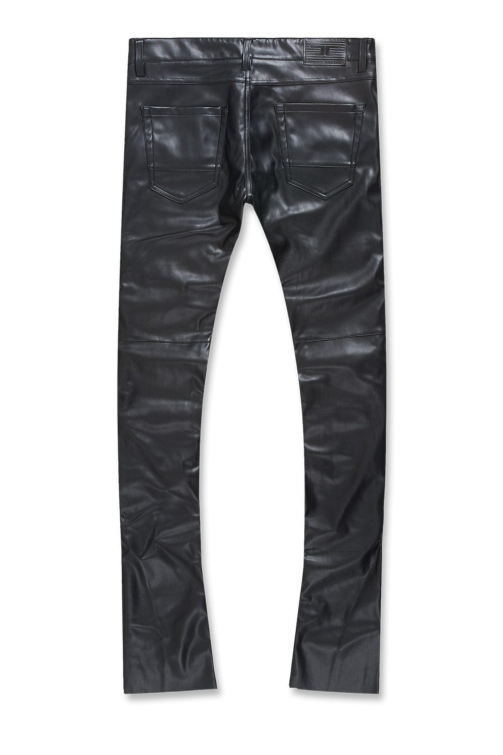 Jordan Craig "Thriller" Skinny Ross  Stacked Cargo Leather Pants