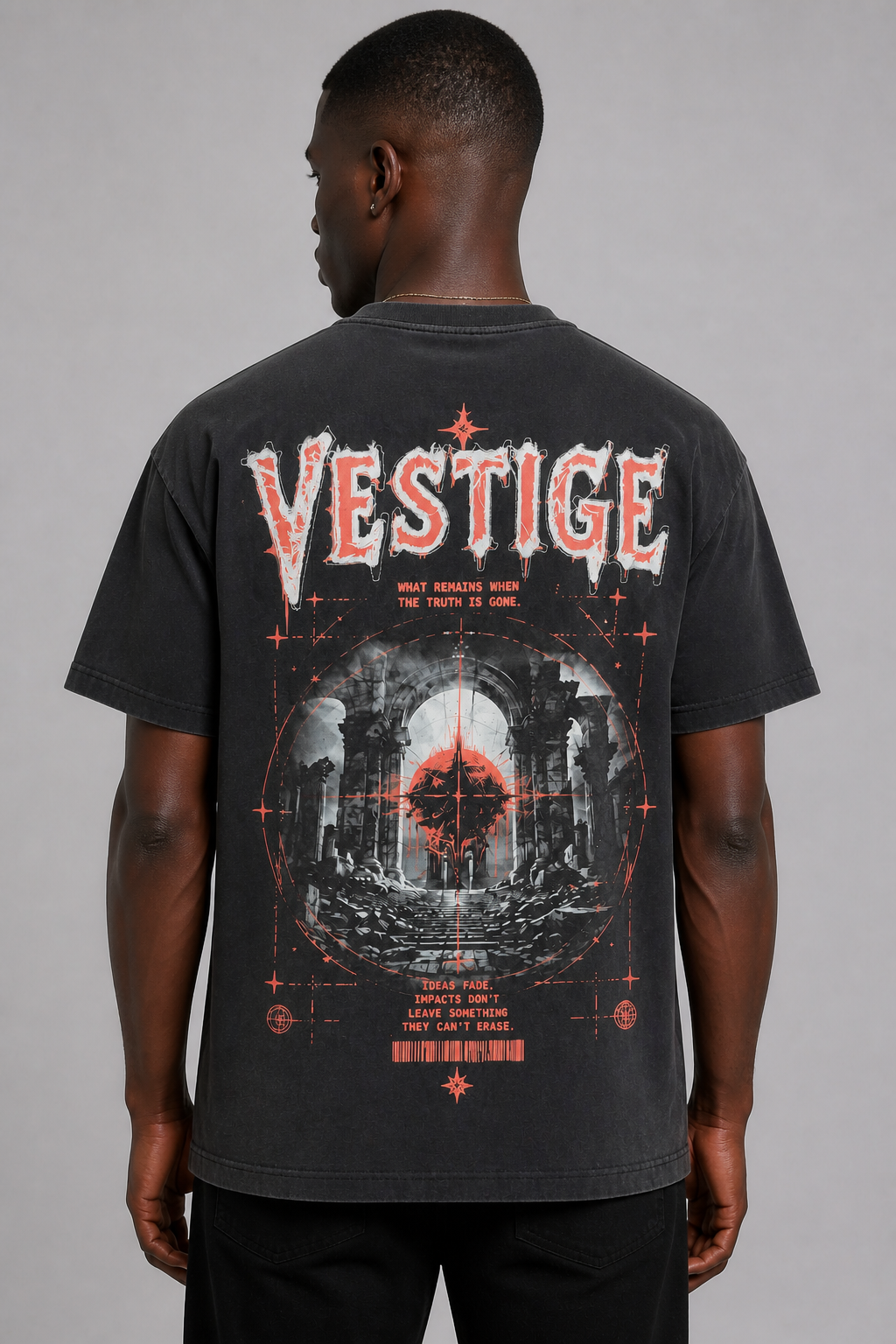 Reelistik "Vistige" Tee - Black