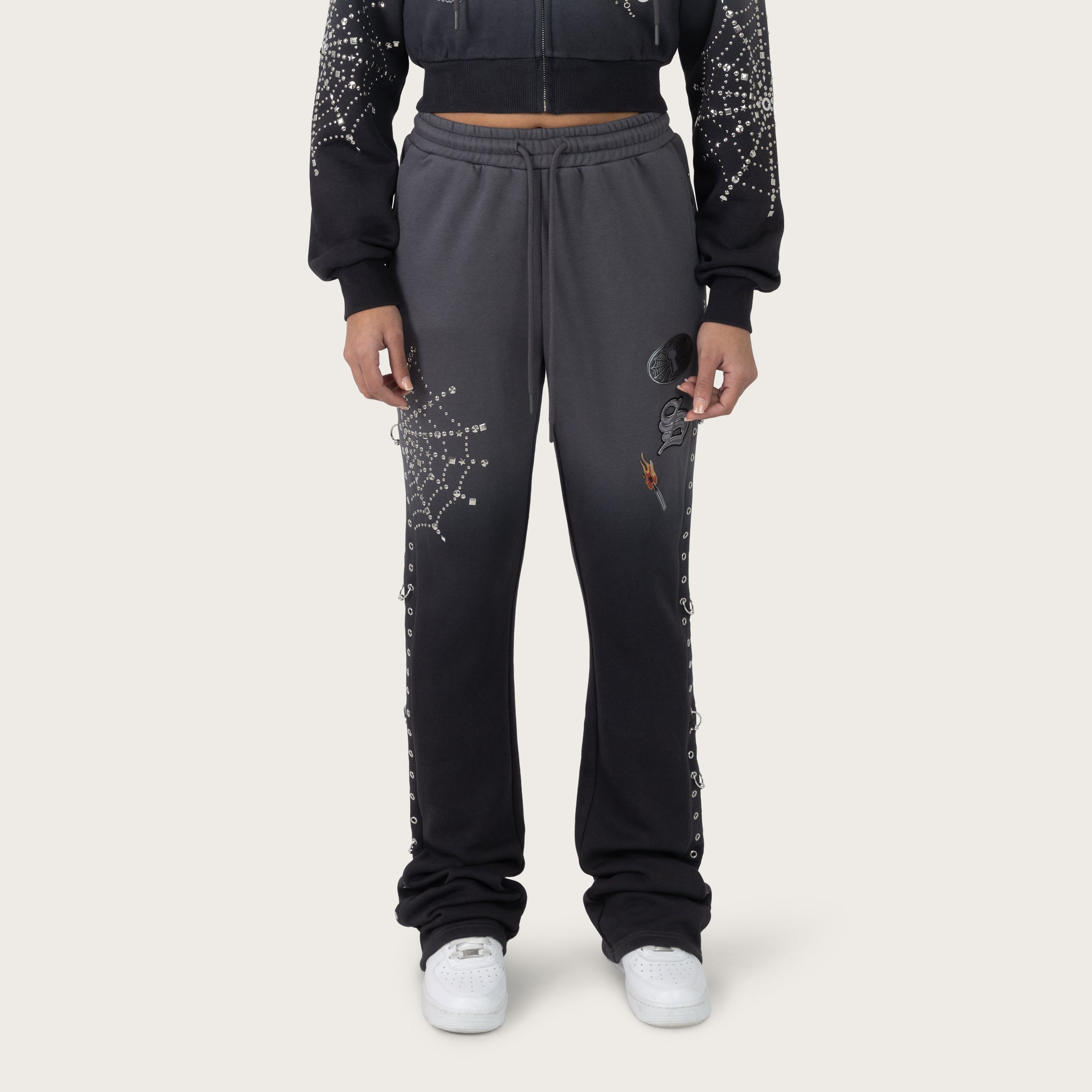 Smoke Rise Women's "No Rules Club" Patched Jogger Set