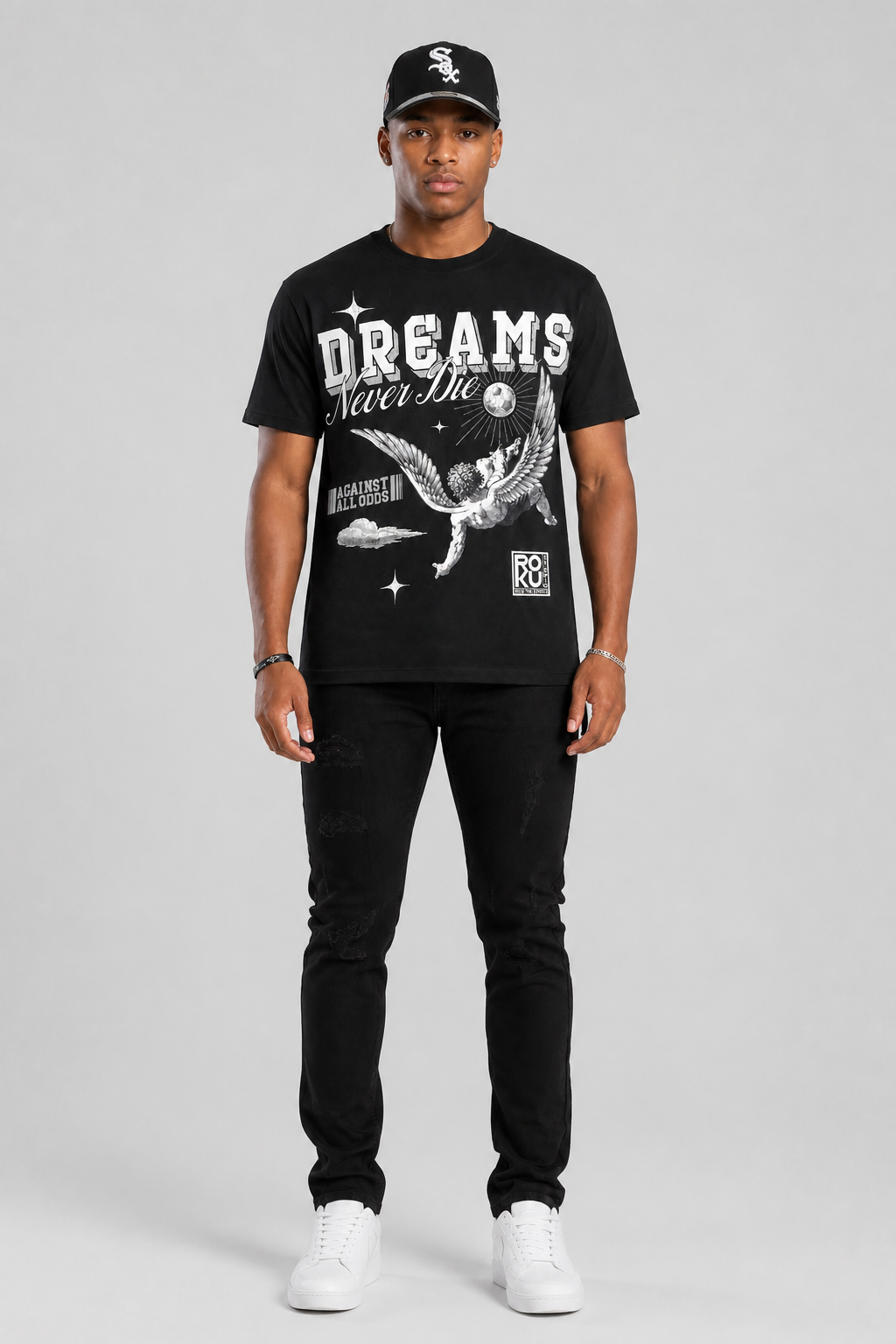 Roku "World Cup" Faded Boxy Tee
