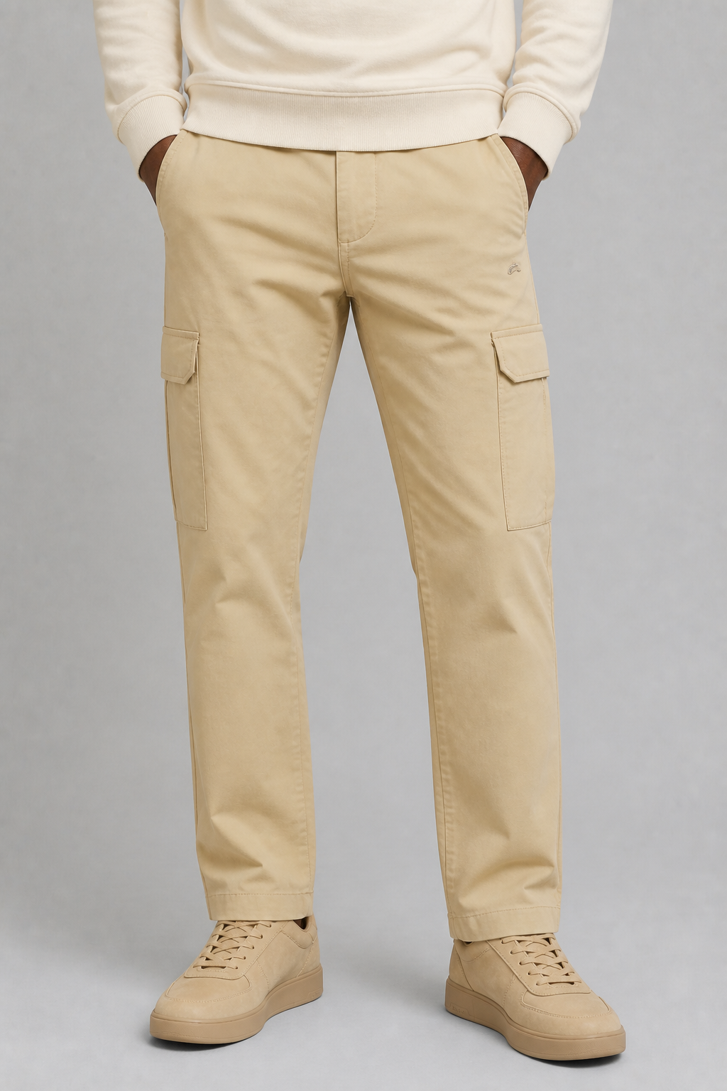 A. Tiziano "Tom" Cargo Pants - Pale Khaki
