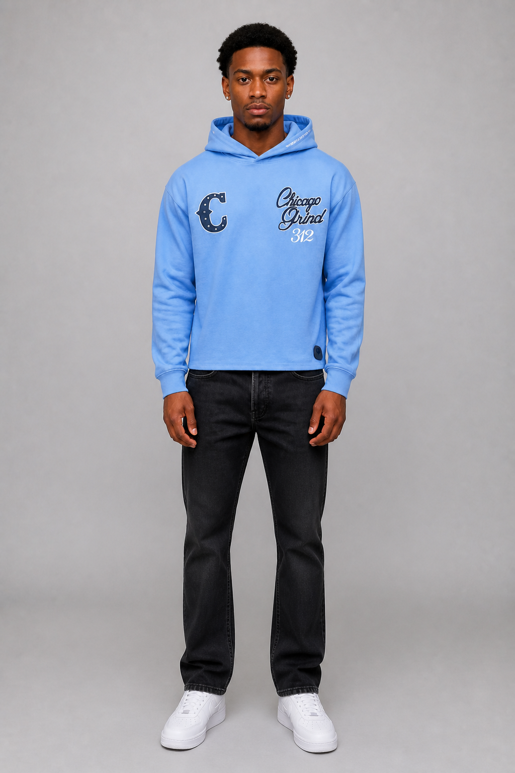 Roku Studio "Chicago" Cropped Hoodie
