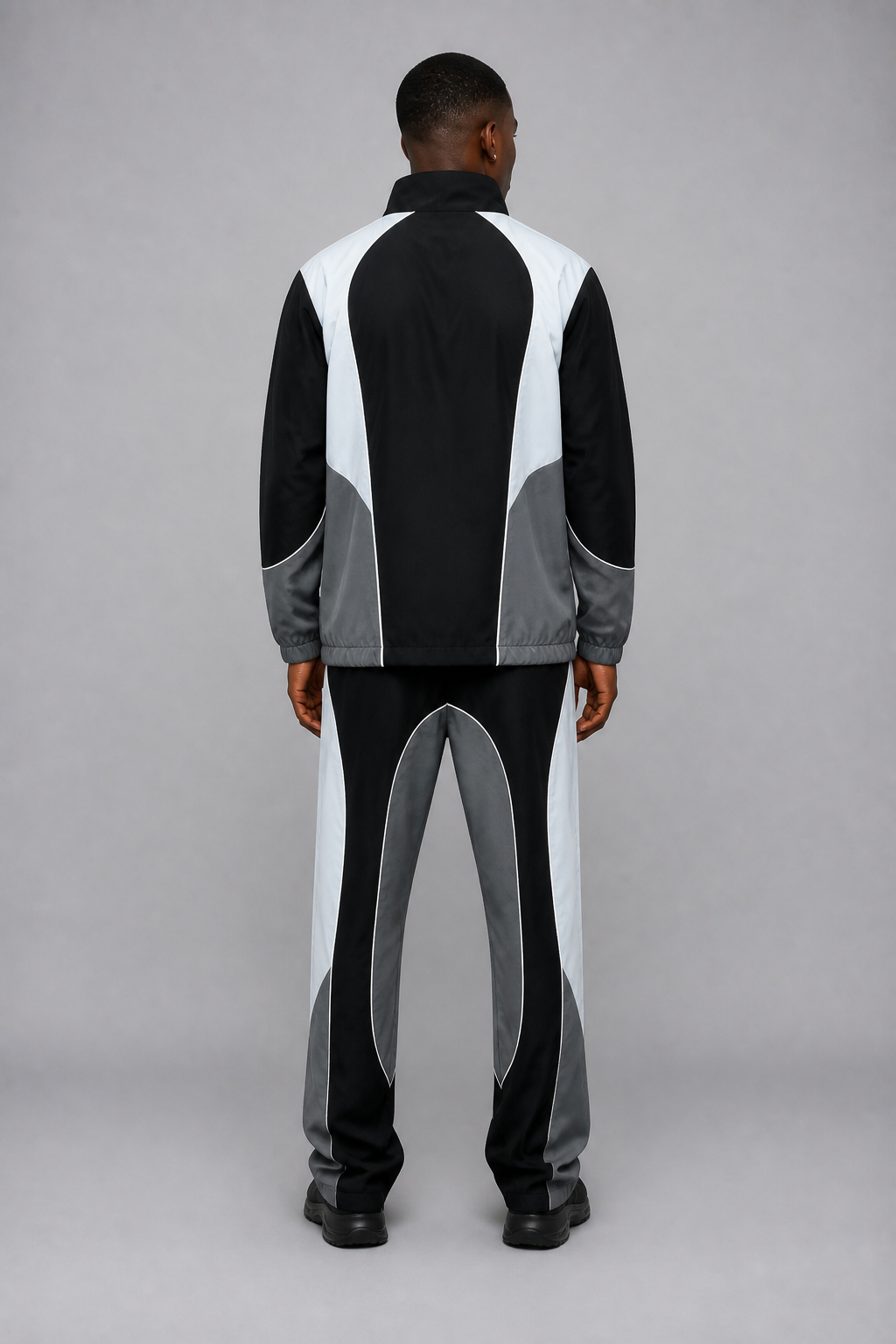Rebel Minds Ripstop Nylon Color Block Tracksuit
