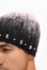 Valabasas "Triage Mohair" Rhinestone Beanie