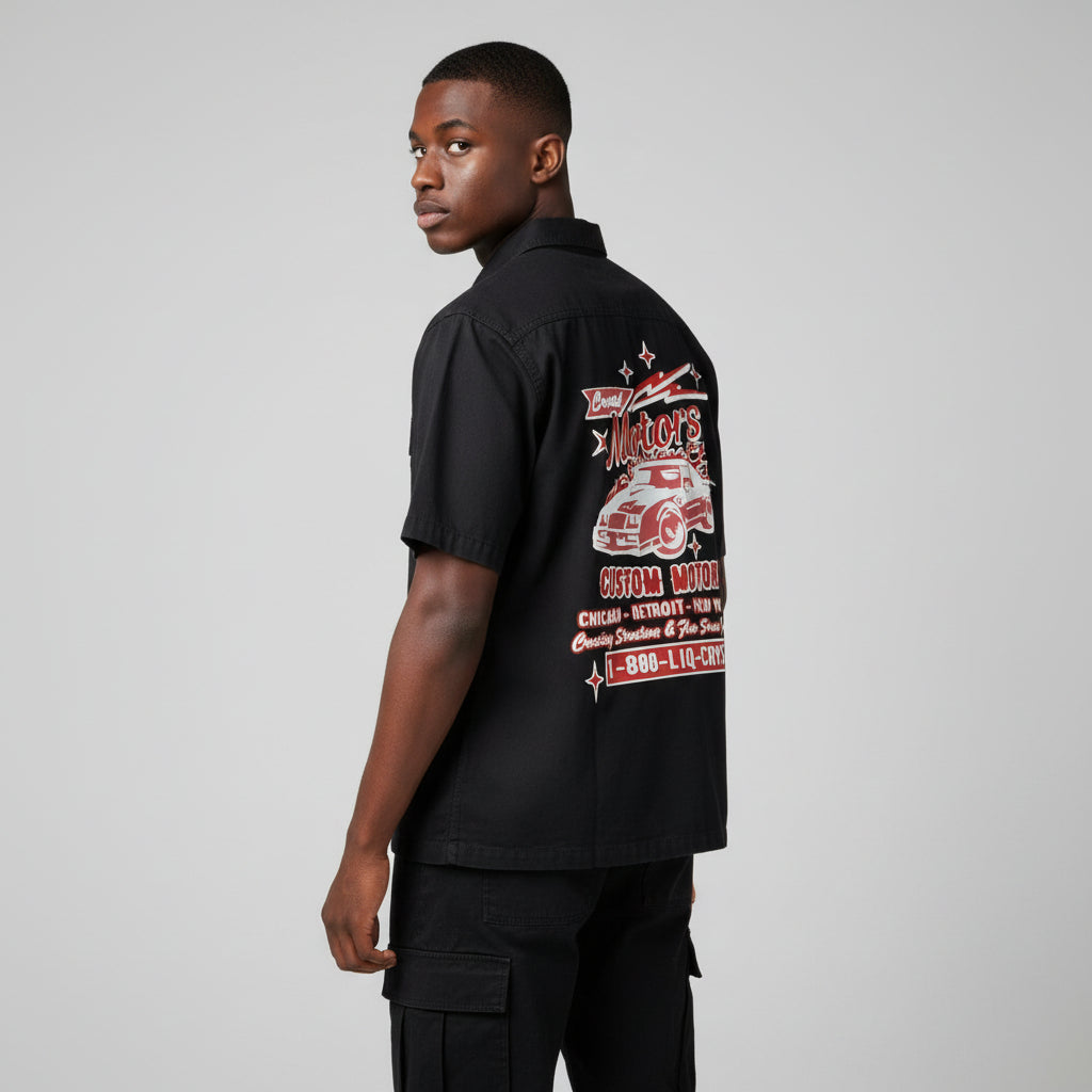 Liquid Crystal "Liquid Motors" Button-up Shirt