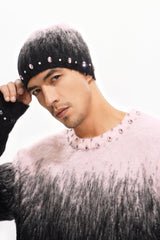 Valabasas "Triage Mohair" Rhinestone Beanie