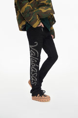 Valabasas "Lattice" Stacked Flare Jean