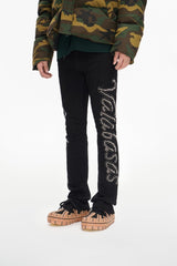 Valabasas "Lattice" Stacked Flare Jean