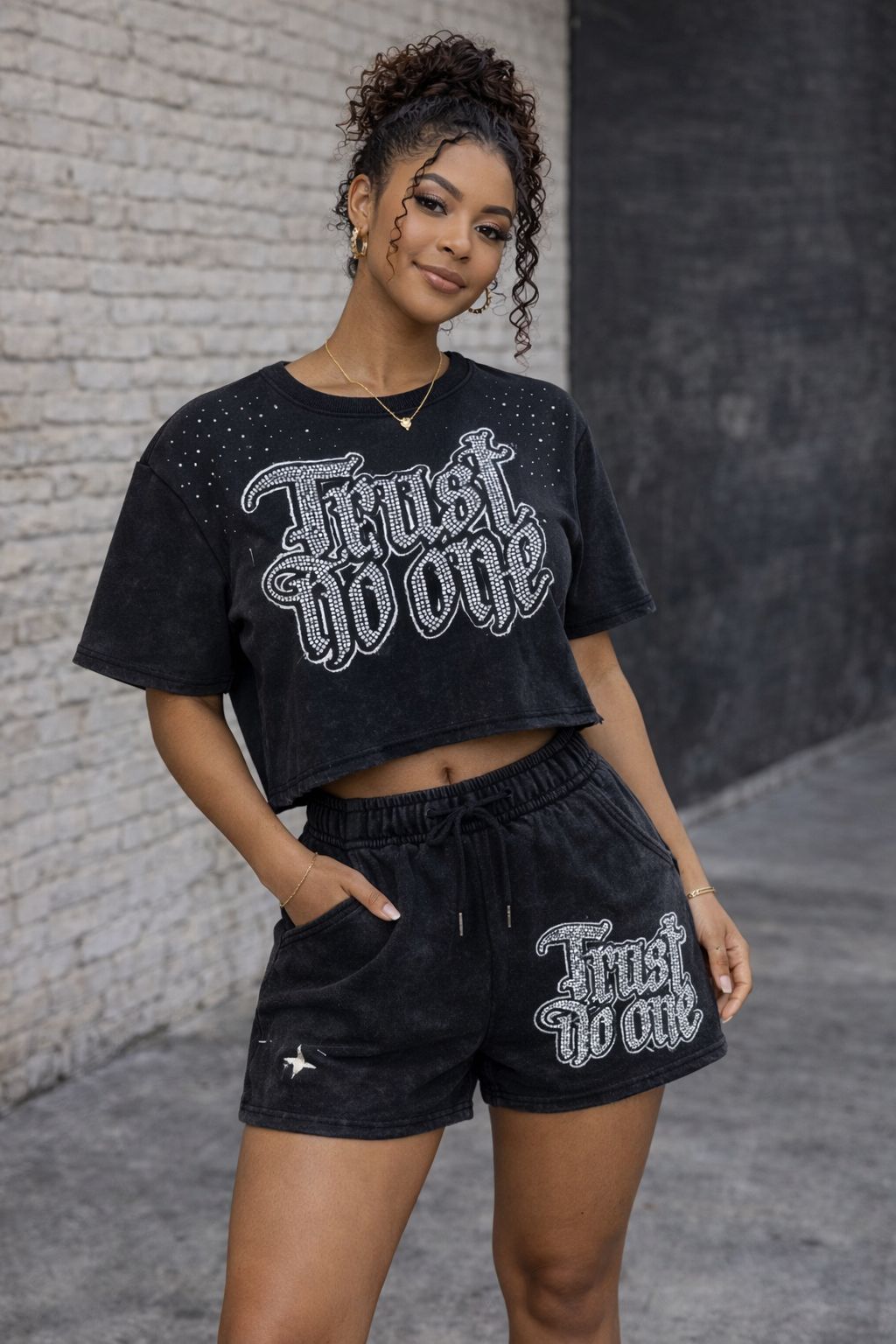 Red Fox Women's "Trust No One" Short Set