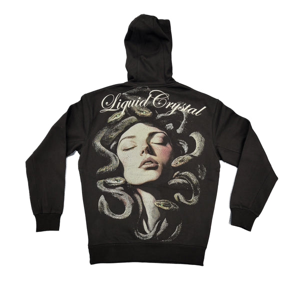 Liquid Crystal "Medusa" Rhinestone Pullover Hoodie