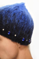 Valabasas "Triage Mohair" Rhinestone Beanie