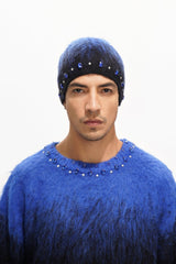 Valabasas "Triage Mohair" Rhinestone Beanie