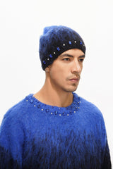 Valabasas "Triage Mohair" Rhinestone Beanie