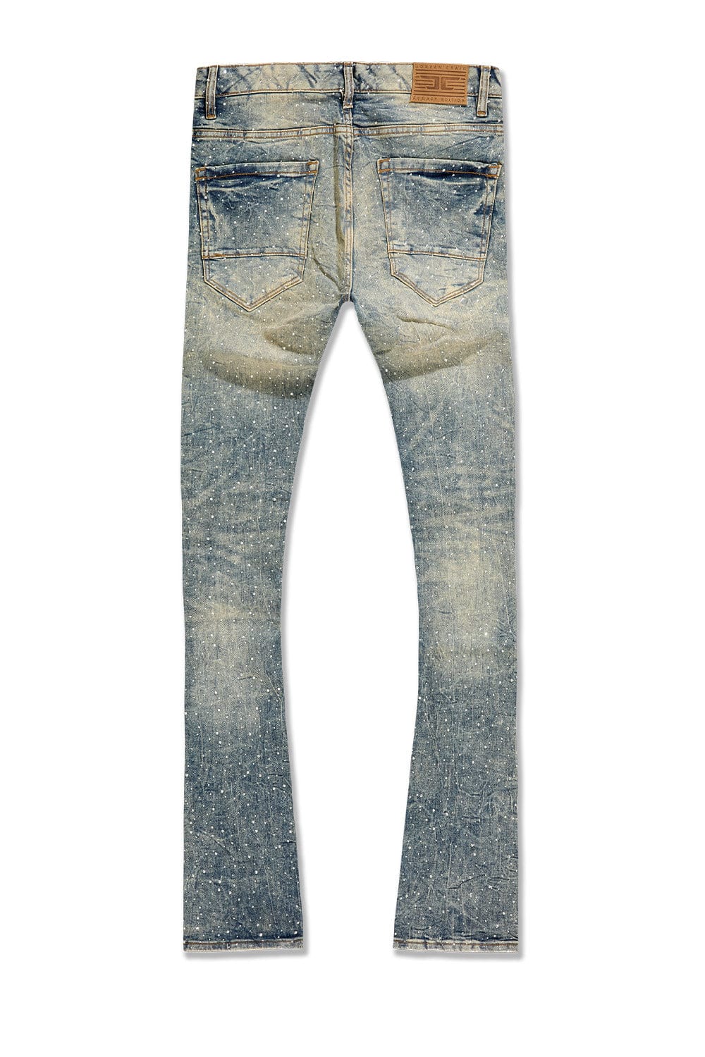 Jordan Craig "Local Dealer" Super Skinny Stacked Rhinestone Jeans